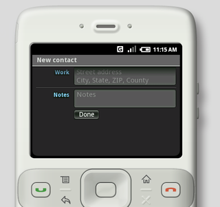 Illustration for article titled Android UI Screenshots